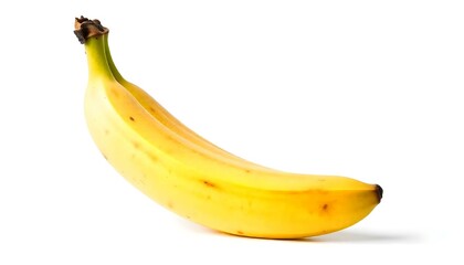 banana white background details realistic 