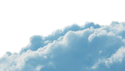 Beautiful clouds Isolated. Fantasy sky 