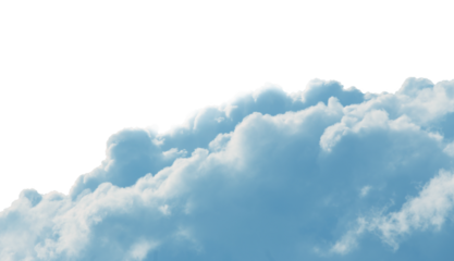 Beautiful clouds Isolated. Fantasy sky 