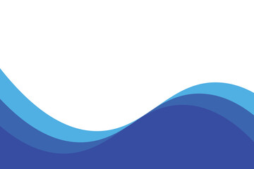 abstract blue wave background