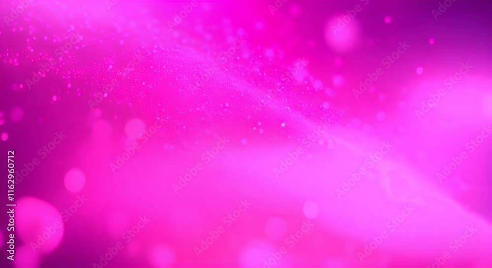 Wall mural abstract glowing particle motion with dynamic light effects 4k