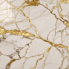 Fototapeta premium Abstract background with a smooth, white marble texture.