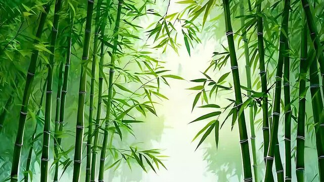 bamboo  and  the sun