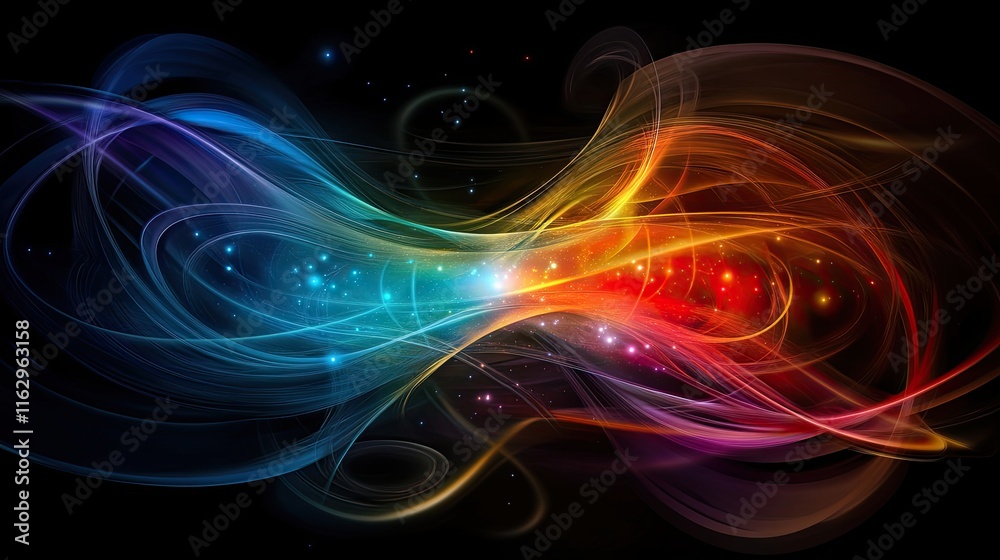 Aufkleber exploring the vibrant energy and cosmic dance of pulsars and neutron stars in the universe