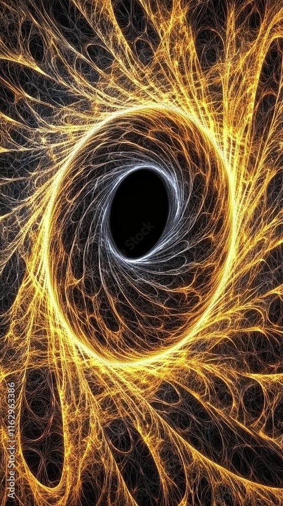 Poster Quantum Black Holes Challenge Our Grasp of the Universe's Intricate Patterns and Dynamics