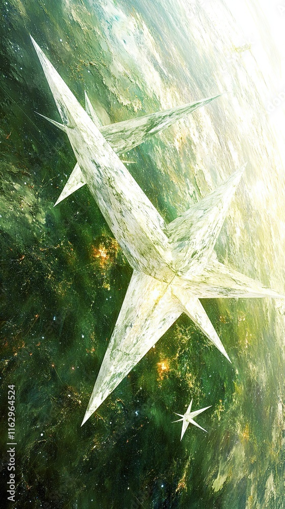 Poster Exploration of Cosmic Vistas Through Innovative Space Sails Navigating Distant Galaxies
