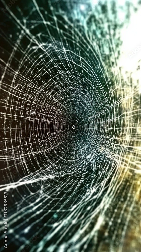 Poster exploring the great attractor and its gravitational mysteries in the depths of space