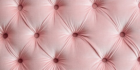 Pink Velvet Texture with Embossed Seam and Stitching Design
