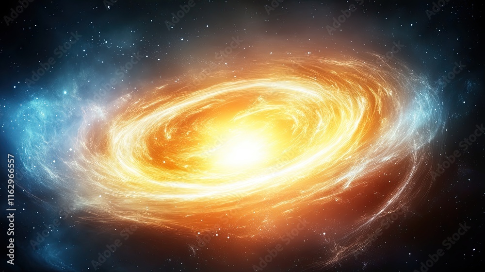 Poster exploring the paradox of eternal stars amidst the mysterious dark matter in the cosmos