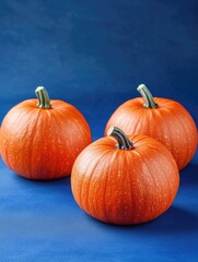 Obraz premium Three Halloween Pumpkins
