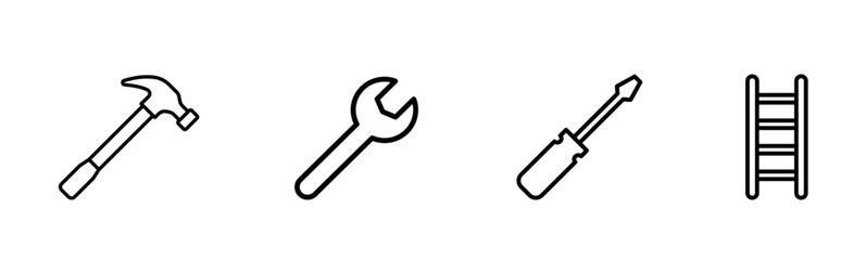 Construction  Tools Icons.