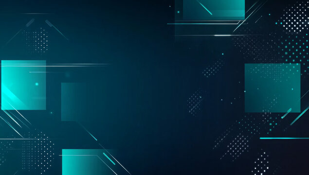 teal minimalistic tech background 
