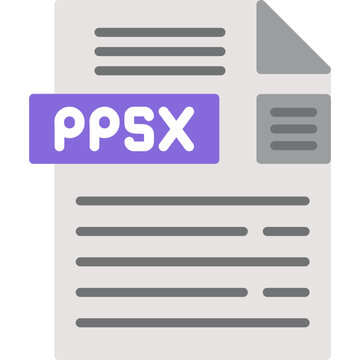 PPSX File Format Icon