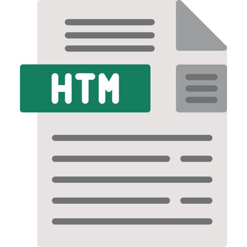 HTM File Format Icon