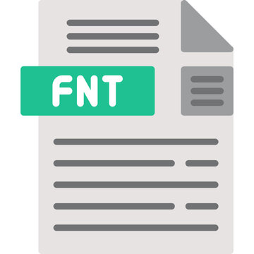 FNT File Format Icon