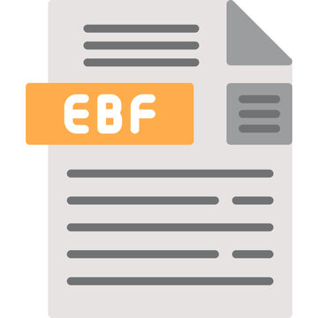 EBF File Format Icon