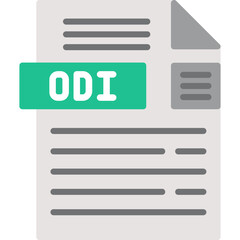 ODI File Format Icon