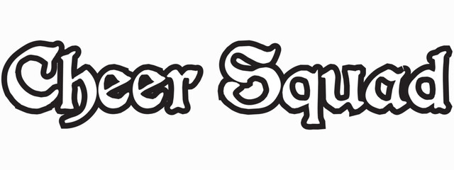 set of cheerleading items vector