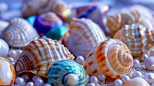seashells  and  pearls