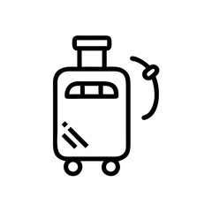 A luggage icon representing travel and preparation.