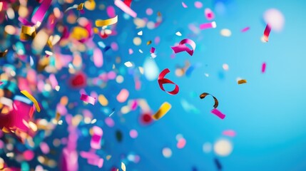 Colorful confetti explosion celebrating achievements in secure coding and quality assurance for IT enablement and software development.