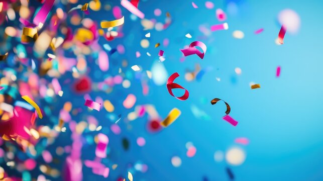 Colorful confetti explosion celebrating achievements in secure coding and quality assurance for IT enablement and software development.