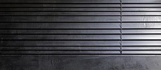 Shadow patterns from blinds on a textured wall creating a stylish backdrop with ample space for text or graphic overlays.