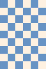 Checkered gingham pattern groovy background