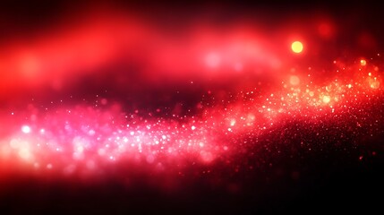 Red Glitter Sparkles Abstract Background Design