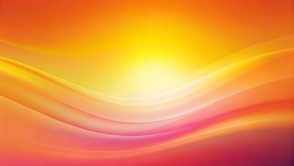 Obraz premium Orange coral amber lemon gold yellow lime abstract background. Color gradient ombre transition blender blurred. Light neon fire hot sunny summer fun glow shine. Bright shades. Minimal. Template.Design