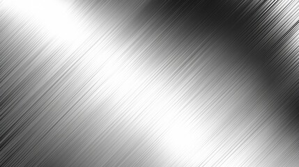 A bold metallic gradient with rich silver and steel tones, giving the design an industrial, polished look