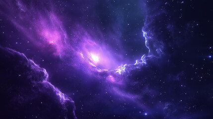 Obraz premium view from space to a galaxy and stars , space galaxy background , a galaxy nebula