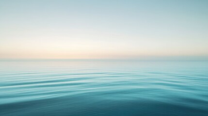 Obraz premium A calming gradient wallpaper with soft blues fading into gentle greens, ideal for creating a peaceful atmosphere