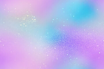 Abstract pastel holographic blurred grainy gradient background texture. Colorful digital grain soft noise effect pattern. Lo-fi multicolor vintage retro design.