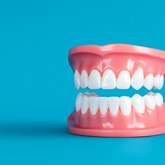 Obraz premium 3D Dental Model Illustration-Healthy Teeth
