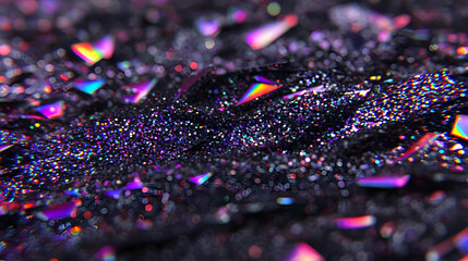 Obraz premium Dark Glittering Abstract 3D Background