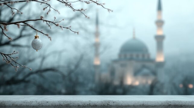 Laylat al-Baraa: artistic banner, sacred event, Night of Baraat, devotional practice, spiritual reflection, Islamic customs, celestial symbolism, holy evening, cultural legacy, divine grace.