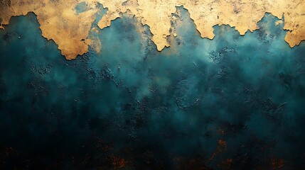 Textured gradient of bold red and blue hues creates striking abstract artwork