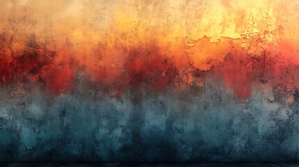 Warm and cool tones merge in an abstract textured composition of contrasts wallpaper image