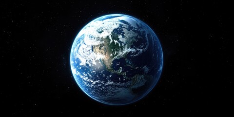 Obraz premium 3D Data Globe in an Abstract Digital Space Representing a Global Connection