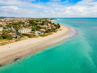 Aerial view of Pontal do Lira Beach, Tamandaré, Pernambuco © Jair