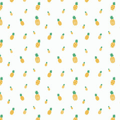 Pineapple pattern vector art