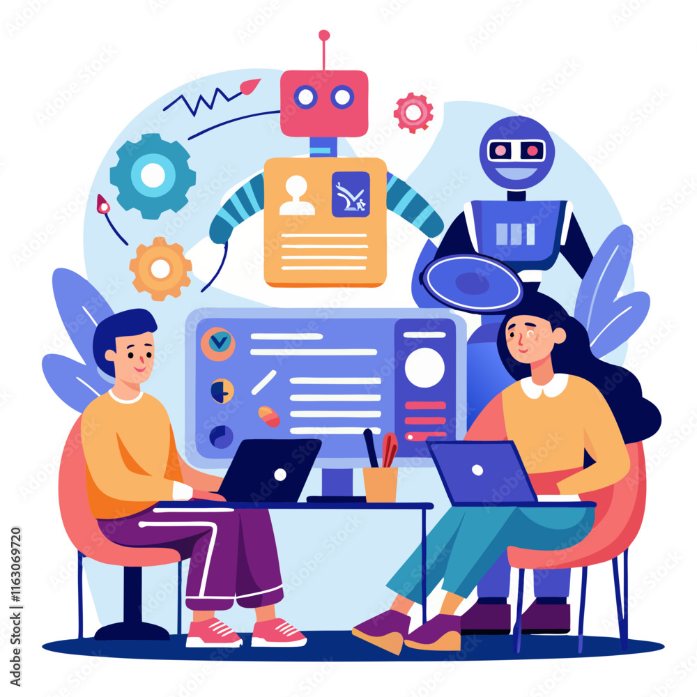 programmers develop innovative applications with advanced robots in a collaborative workspace