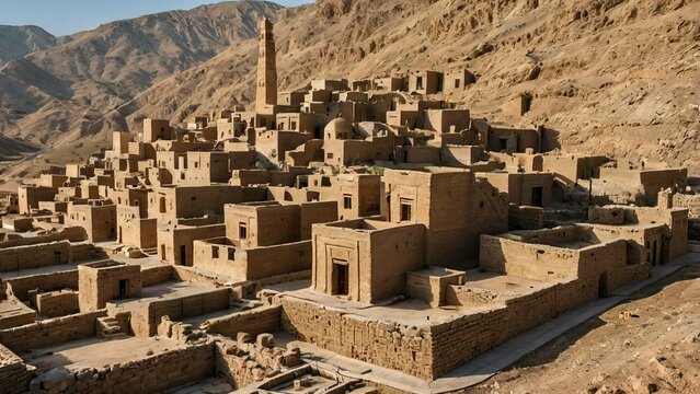 Amadiya, Iraq - Historic Hilltop Village with Stone Buildings, Cultural Significance, and Panoramic Views of the Rugged Landscape