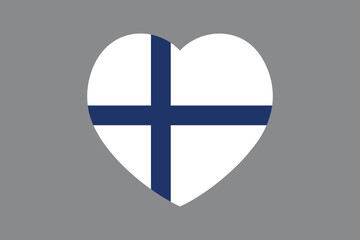 Obraz premium Finland flag sign, Finland flag vector graphic, Finland country flag is a symbol of freedom, National Finland flag, vector illustration 