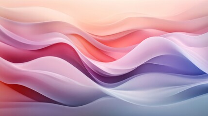 Fototapeta premium Abstract Pastel Wave Background Design