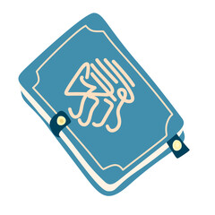 illustration of the holy book of the Koran