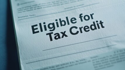 Obraz premium Student loan tax credit eligibility for educational benefits office setting informative