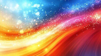 Obraz premium Abstract Colorful Swirling Lights Background Design