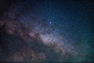 The Star Filled Night Sky of the Milky Way Galaxy
